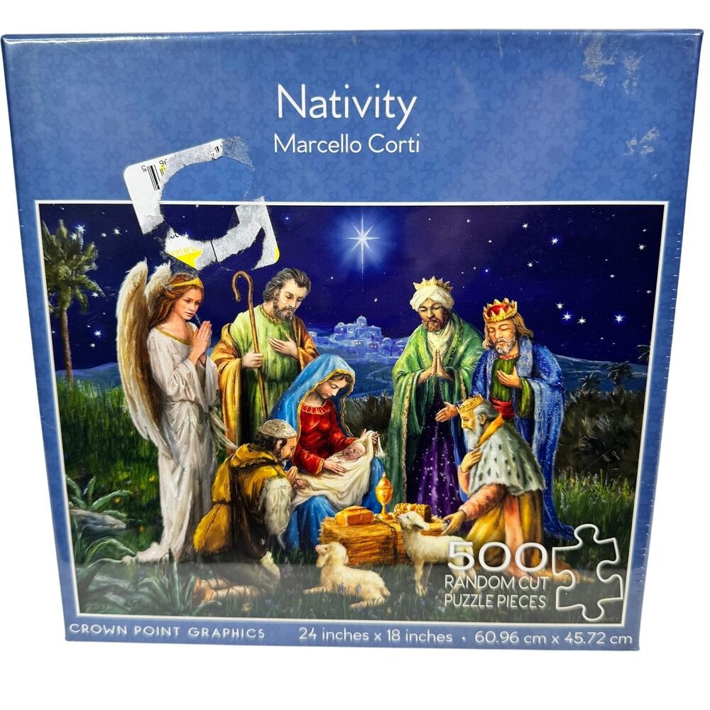 Marcello Corti Jigsaw‎ Puzzle Nativity NIB Sealed